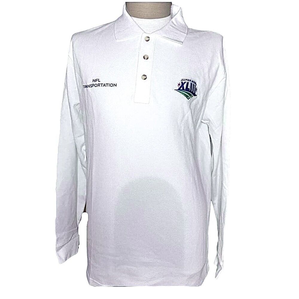 Steelers Super Bowl XLIII NFL Transportation Longsleeve Polo